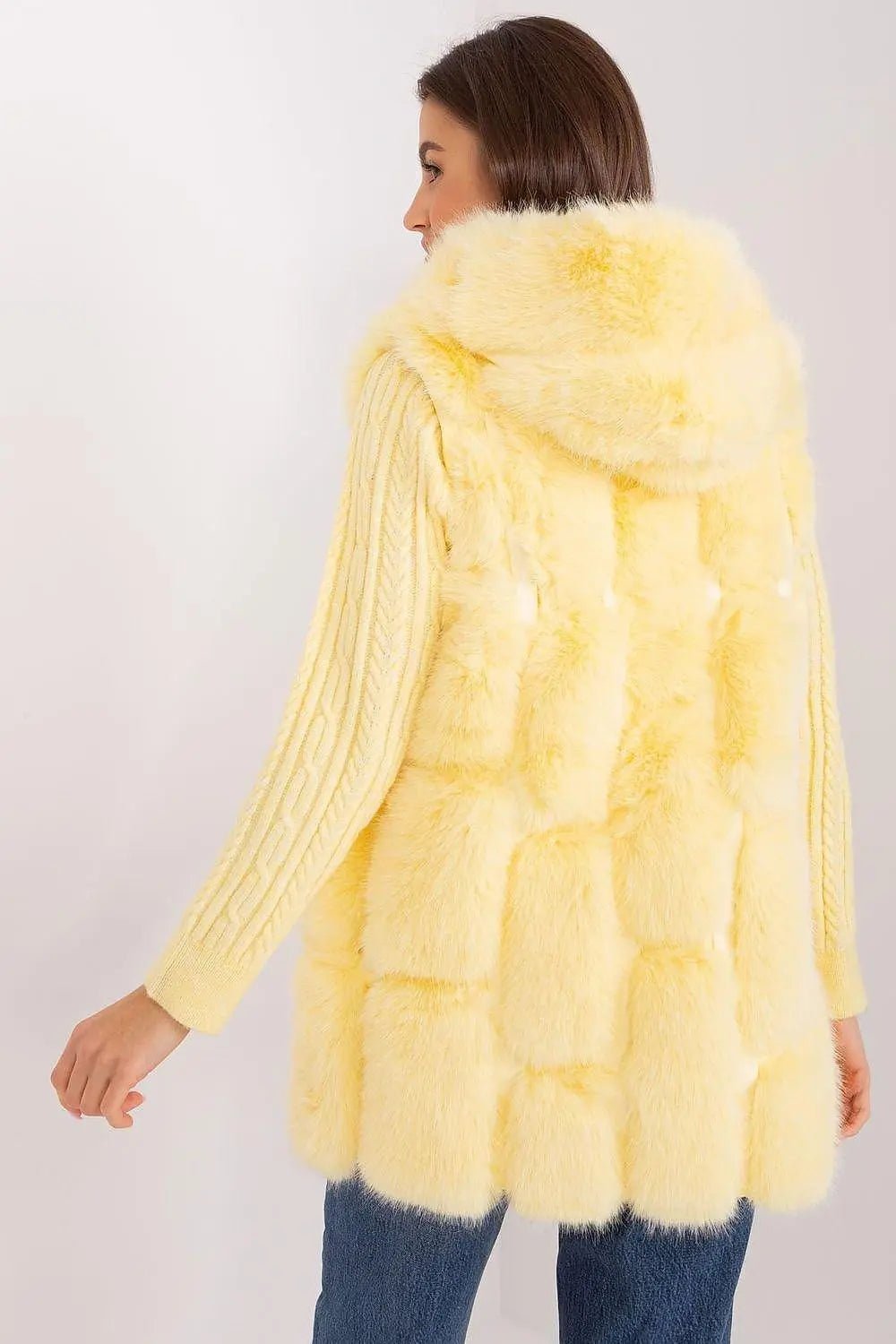 A.T fur polyester vest - Honesty Sales