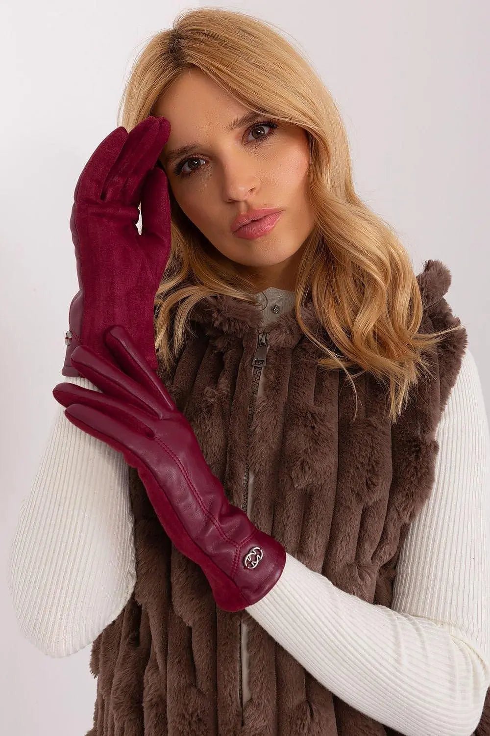 AT Gloves Model 191103 – Elegant Women's Insulated Touchscreen Gloves - Honesty Sales