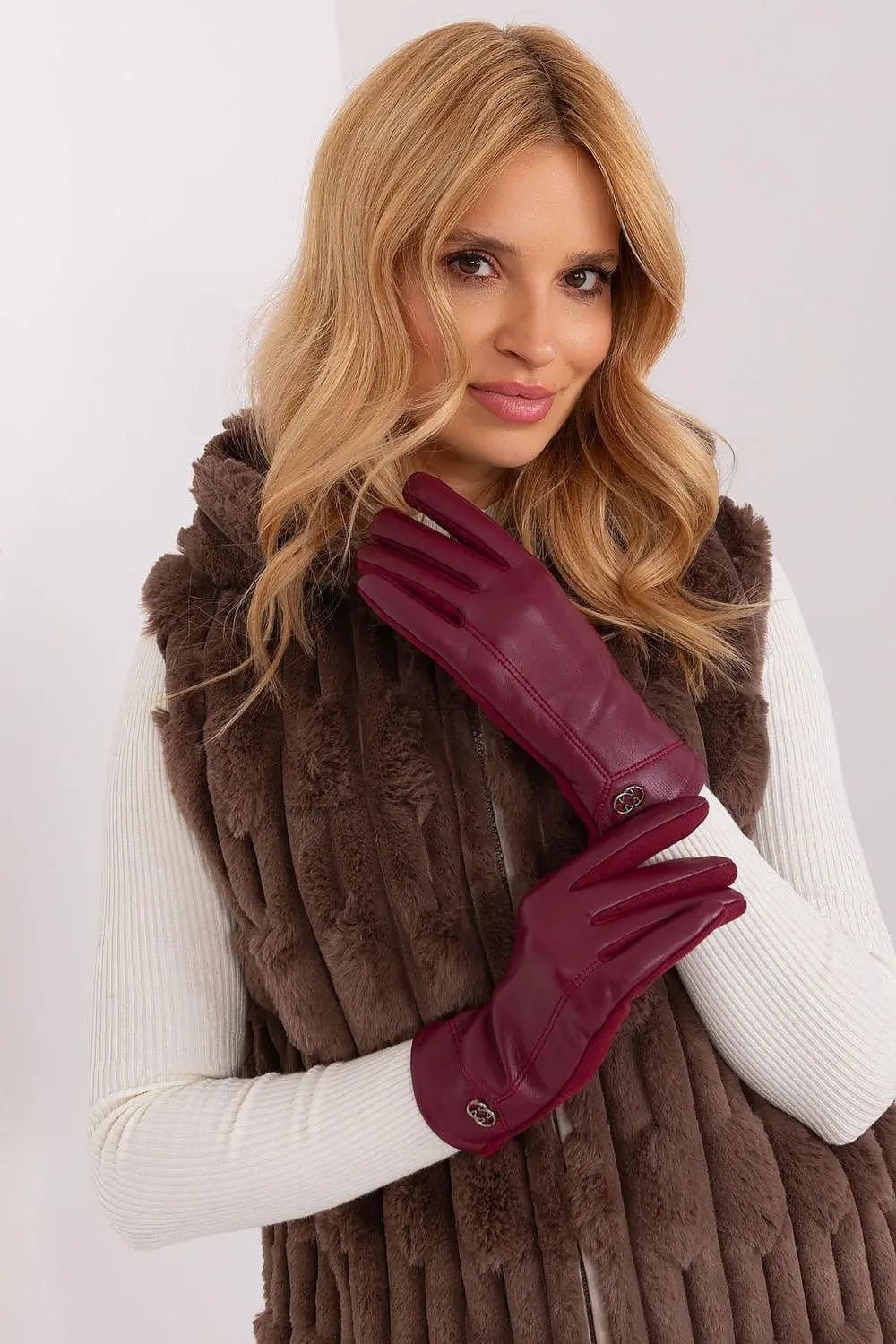 AT Gloves Model 191103 – Elegant Women's Insulated Touchscreen Gloves - Honesty Sales