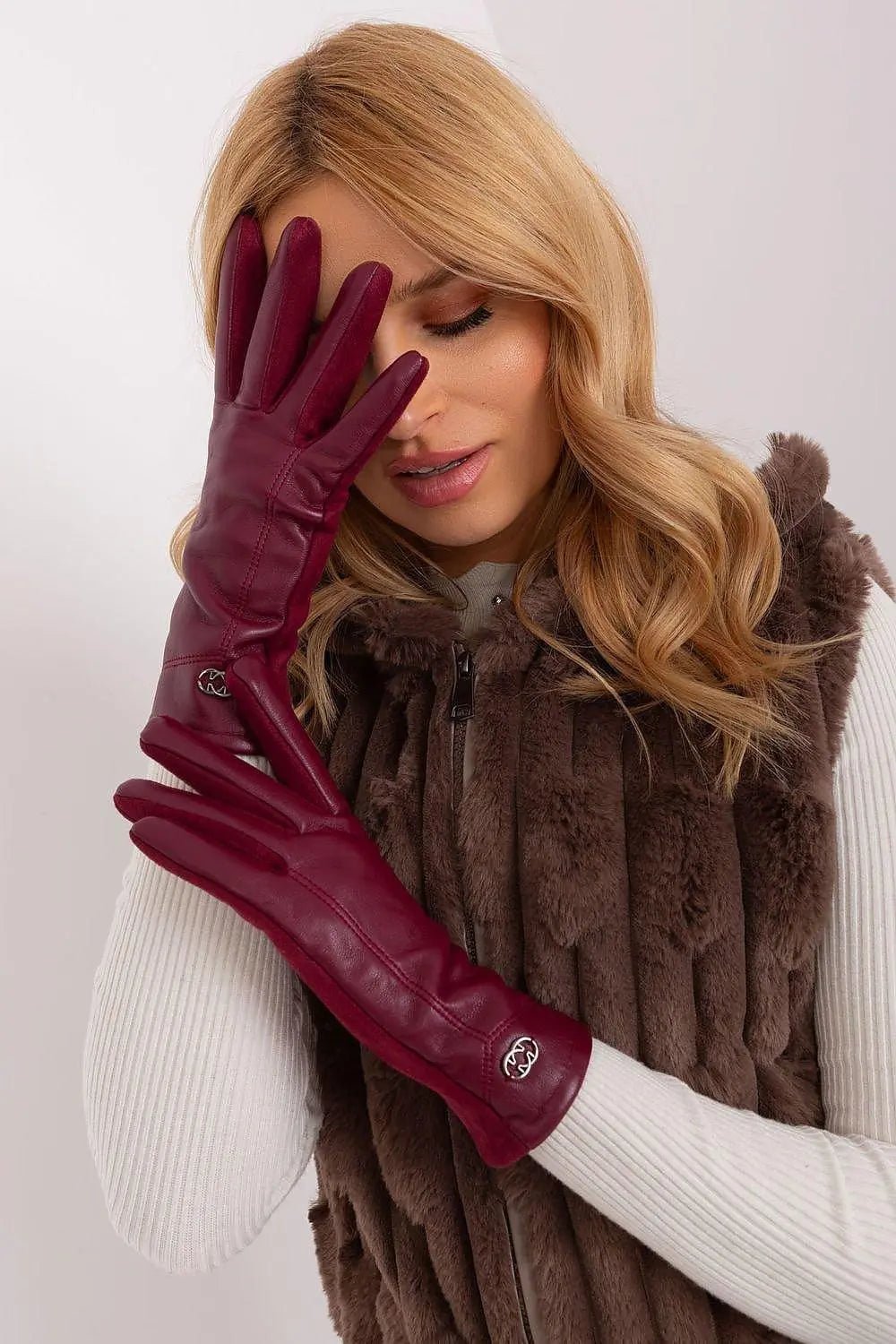 AT Gloves Model 191103 – Elegant Women's Insulated Touchscreen Gloves - Honesty Sales