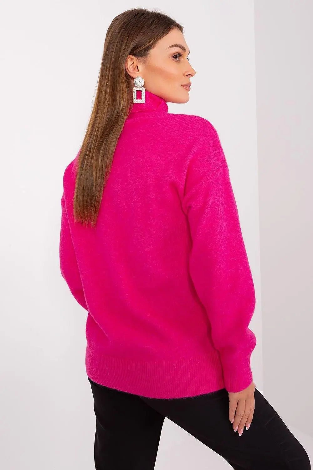 AT high-quality acrylic turtleneck sweater - Honesty Sales