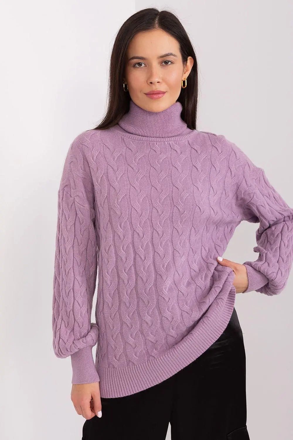 AT long sleeve turtleneck sweater - Honesty Sales