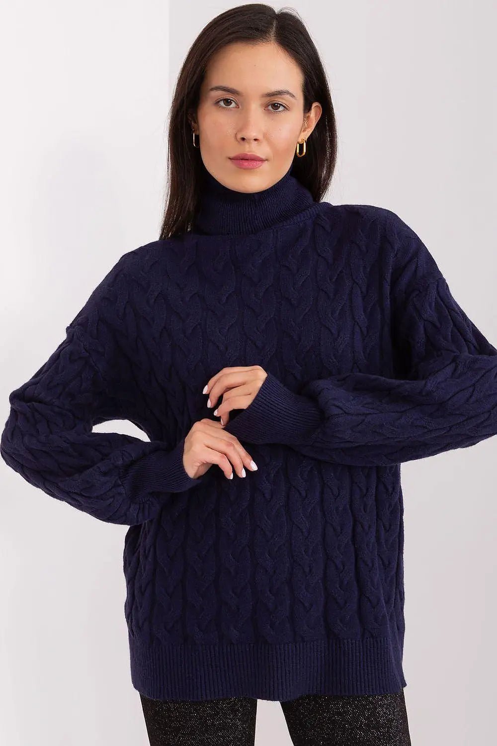 AT long sleeve turtleneck sweater - Honesty Sales