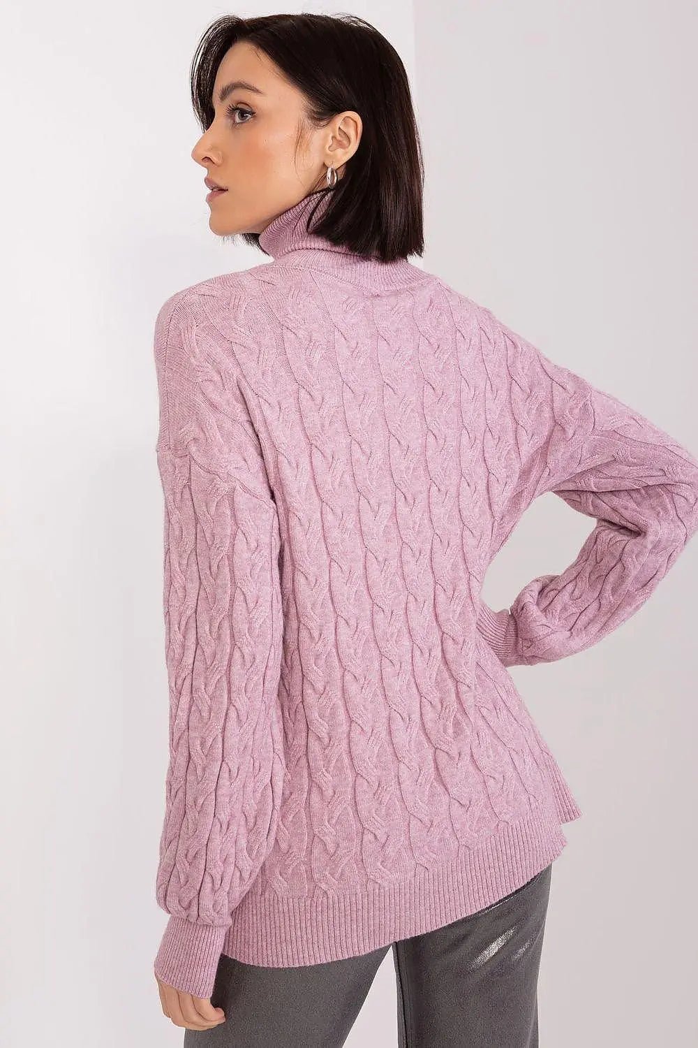 AT long sleeve turtleneck sweater - Honesty Sales