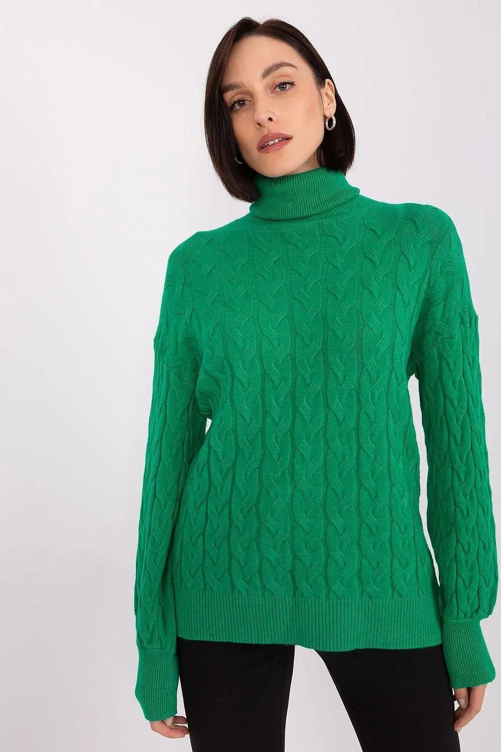 AT long sleeve turtleneck sweater - Honesty Sales
