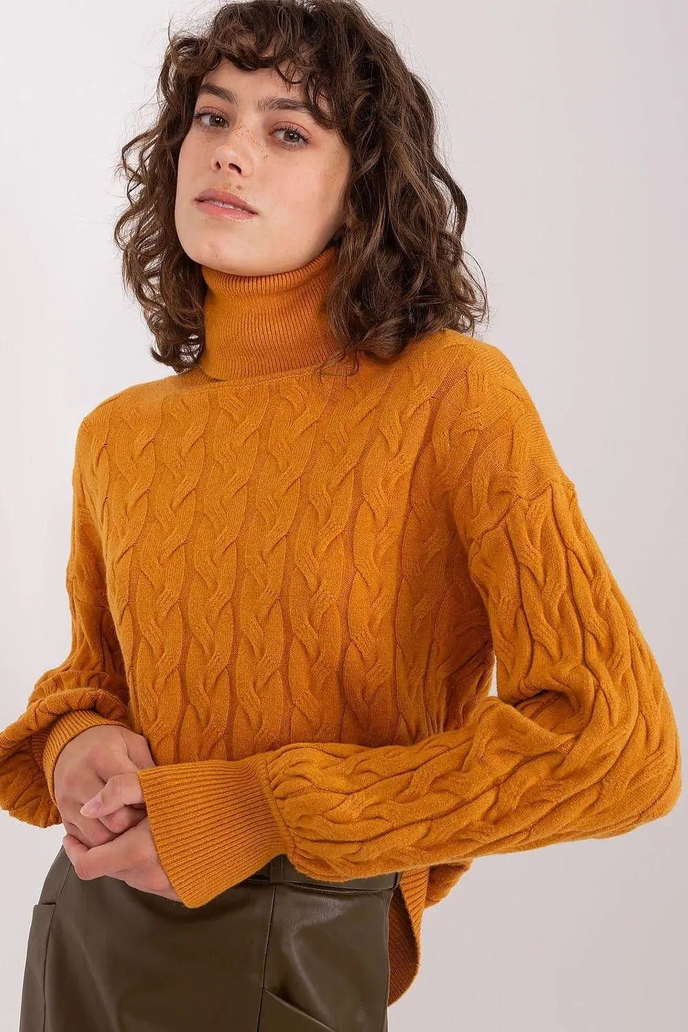 AT long sleeve turtleneck sweater - Honesty Sales