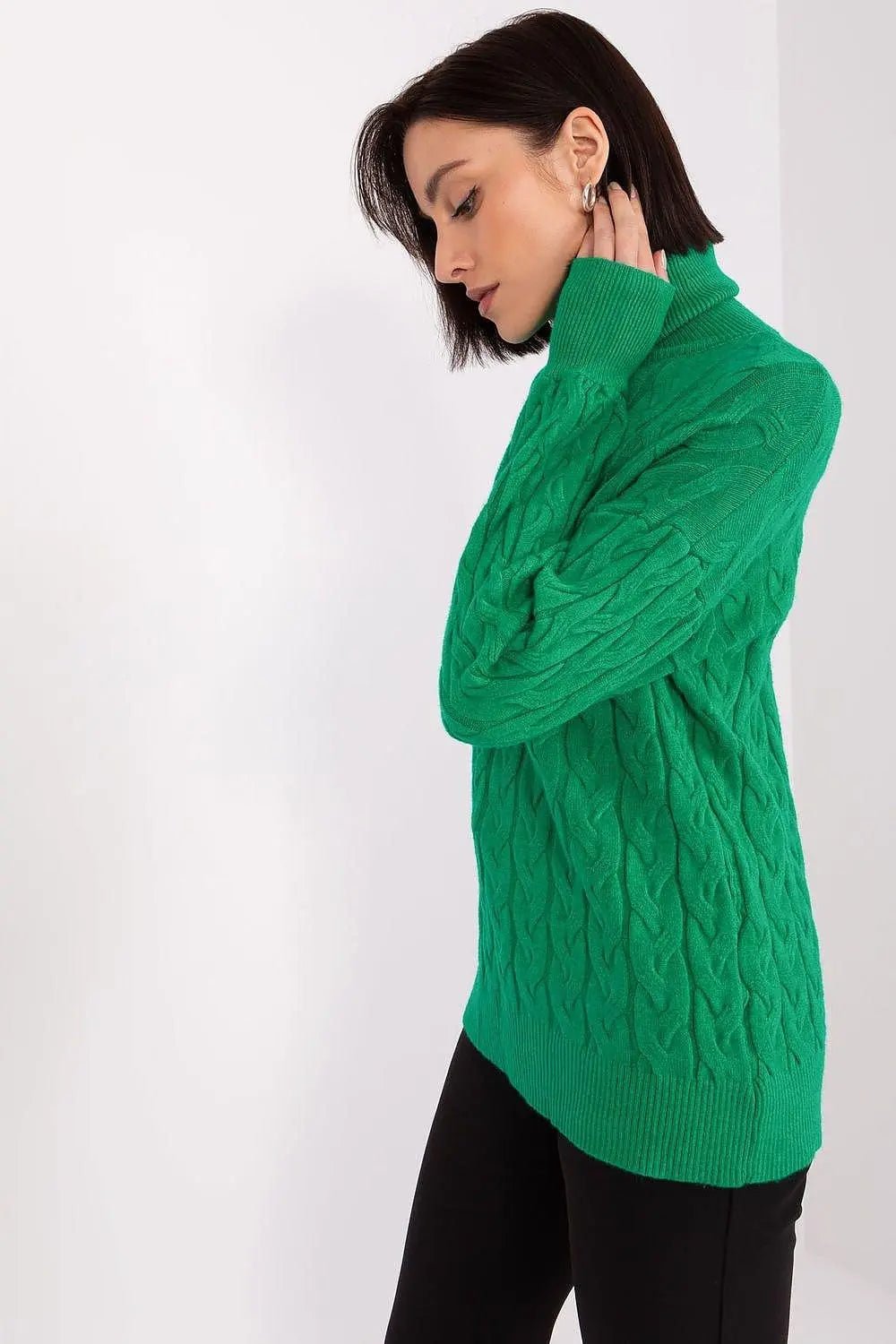 AT long sleeve turtleneck sweater - Honesty Sales