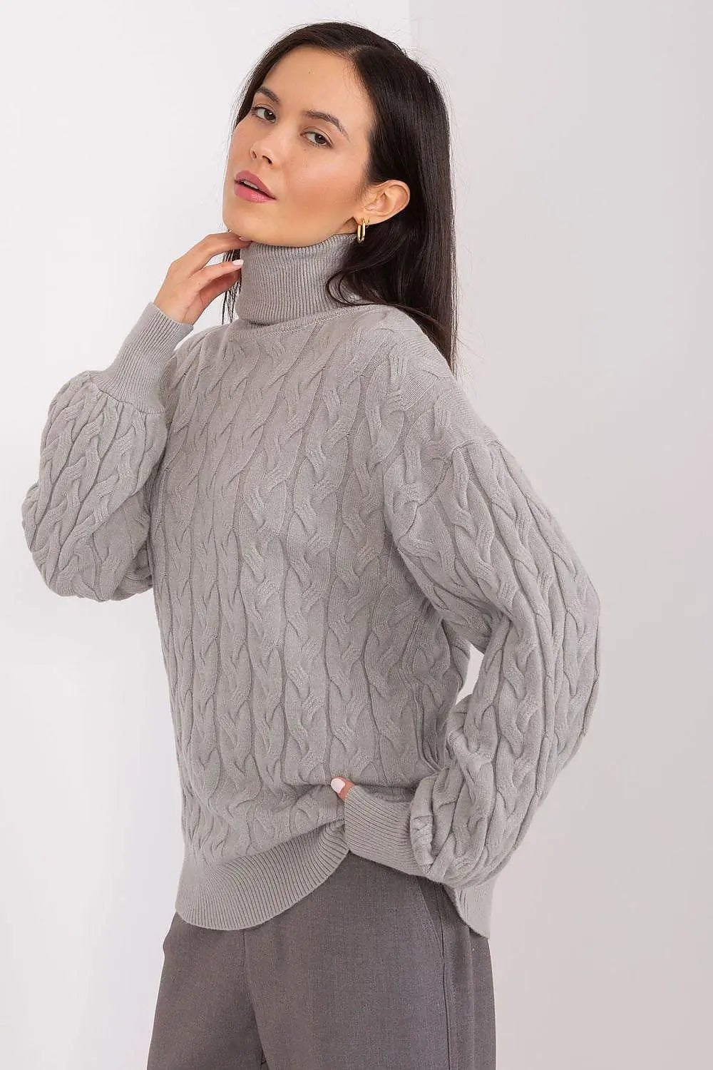 AT long sleeve turtleneck sweater - Honesty Sales
