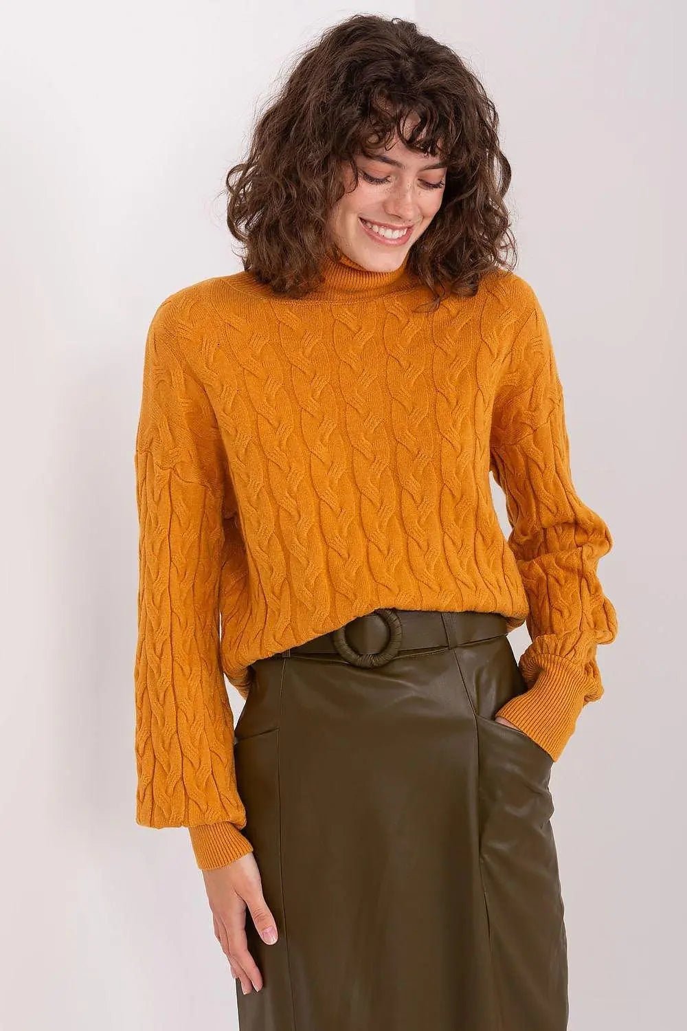 AT long sleeve turtleneck sweater - Honesty Sales