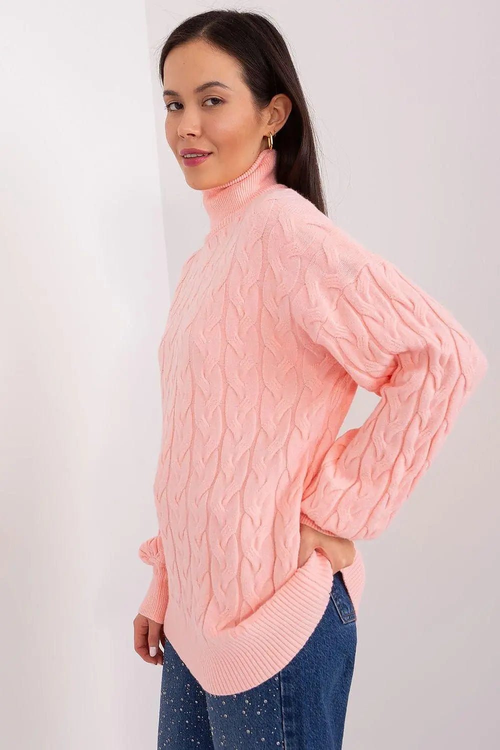 AT long sleeve turtleneck sweater - Honesty Sales