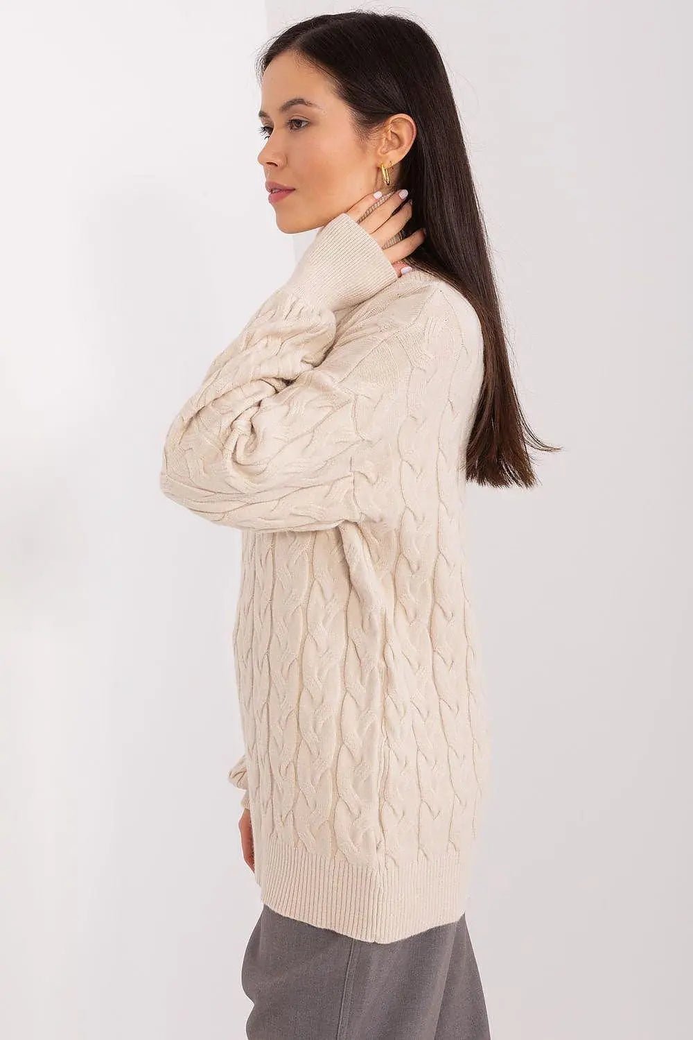 AT long sleeve turtleneck sweater - Honesty Sales