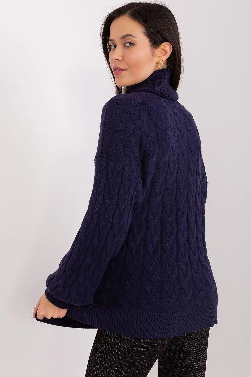 AT long sleeve turtleneck sweater - Honesty Sales