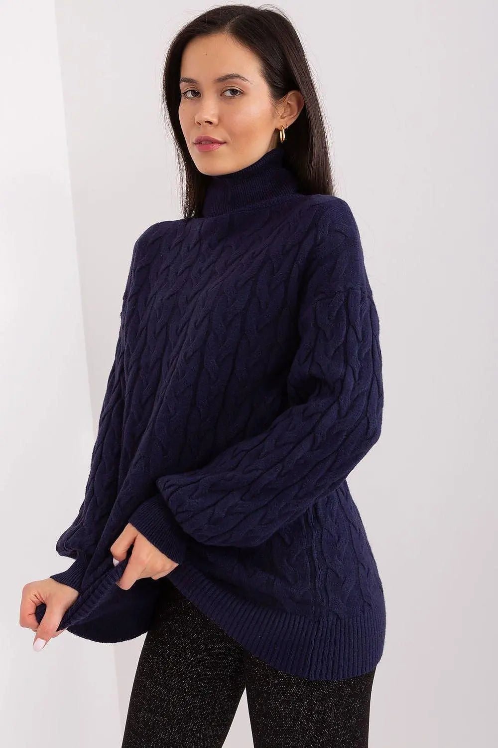 AT long sleeve turtleneck sweater - Honesty Sales