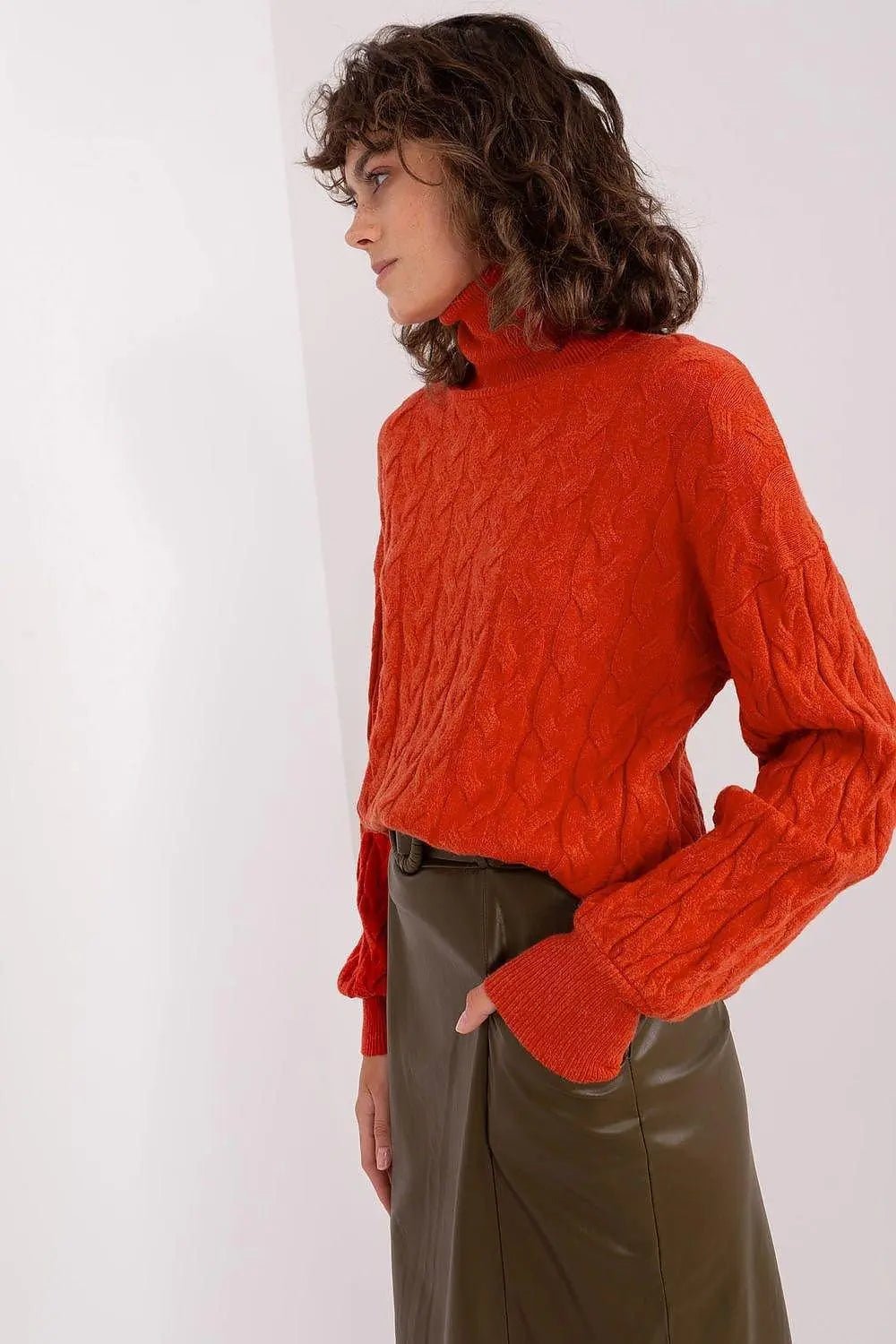 AT long sleeve turtleneck sweater - Honesty Sales