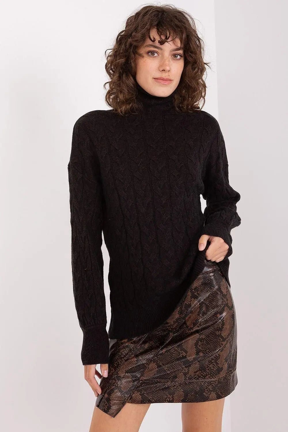 AT long sleeve turtleneck sweater - Honesty Sales
