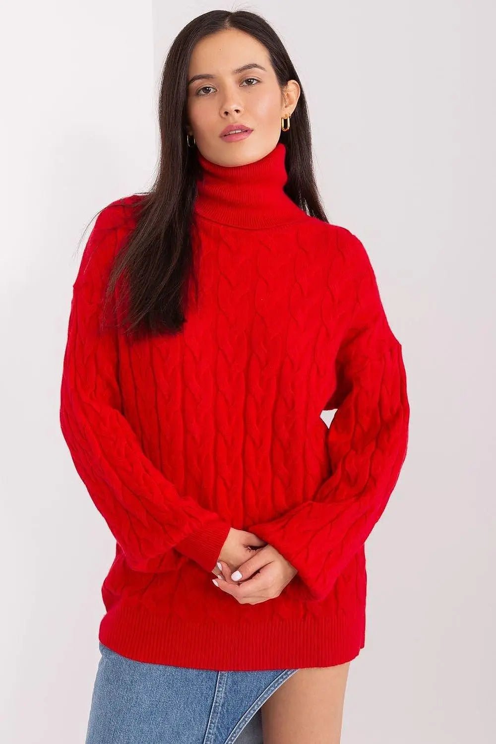 AT long sleeve turtleneck sweater - Honesty Sales