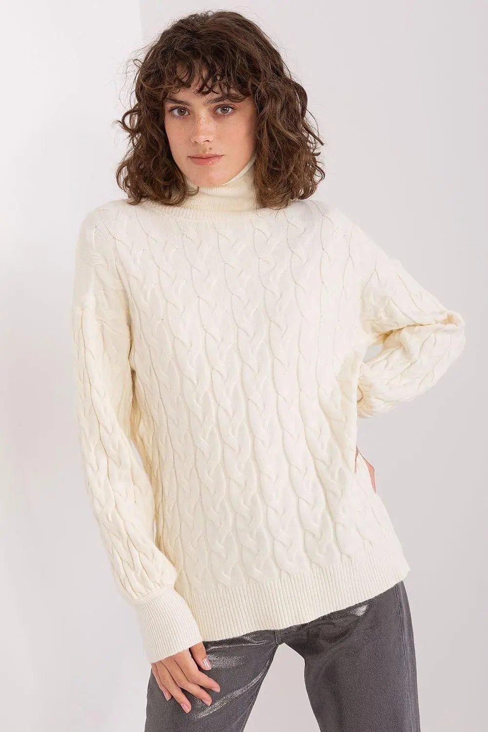 AT long sleeve turtleneck sweater - Honesty Sales