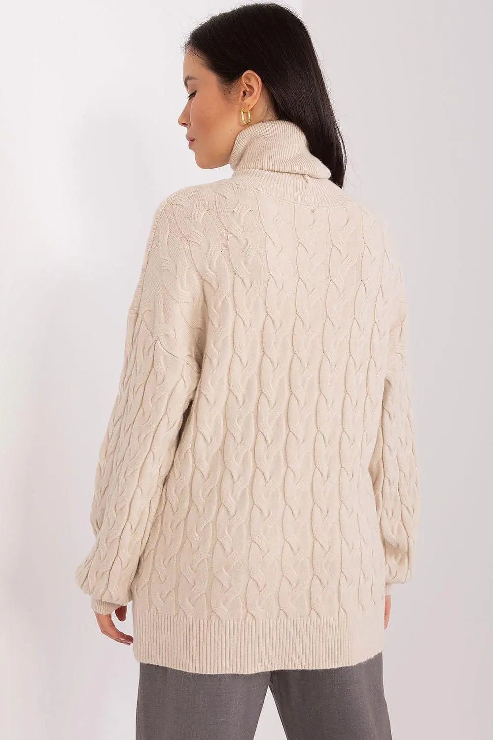 AT long sleeve turtleneck sweater - Honesty Sales
