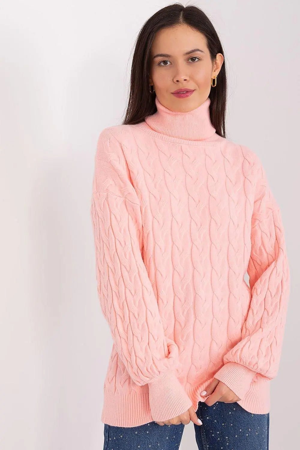 AT long sleeve turtleneck sweater - Honesty Sales