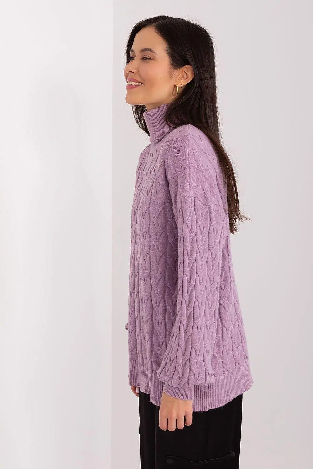AT long sleeve turtleneck sweater - Honesty Sales