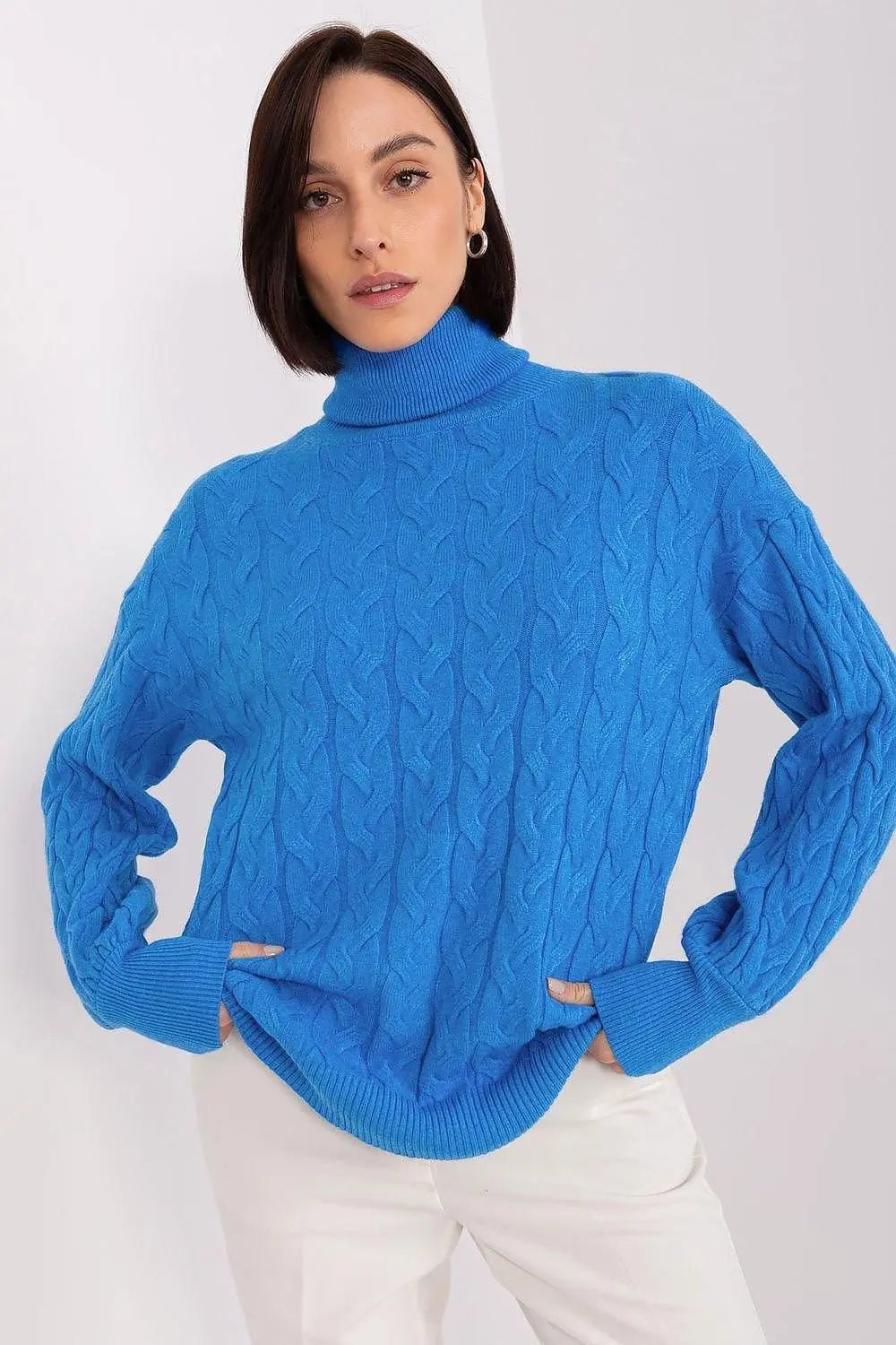 AT long sleeve turtleneck sweater - Honesty Sales