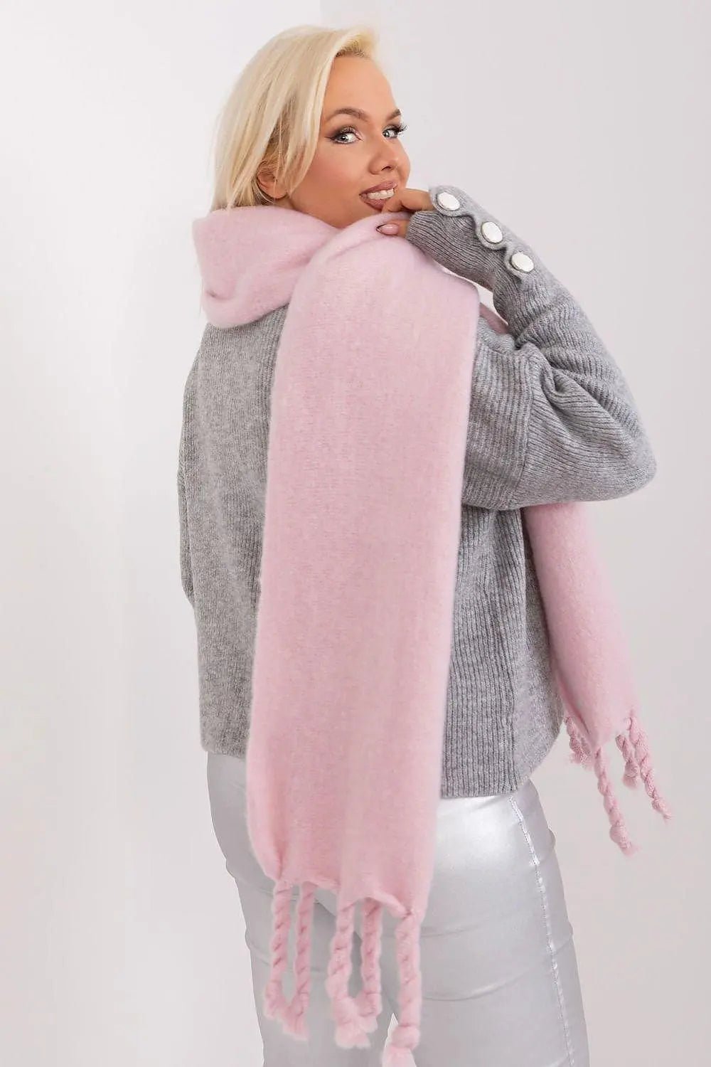 AT long, smooth-textured shawl - Honesty Sales