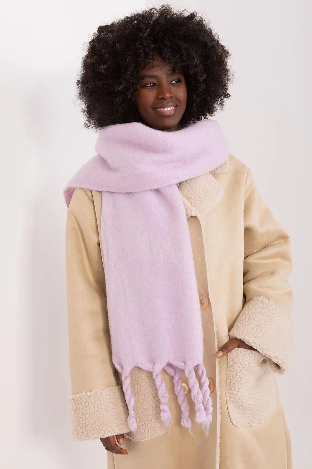 AT long, smooth-textured shawl - Honesty Sales