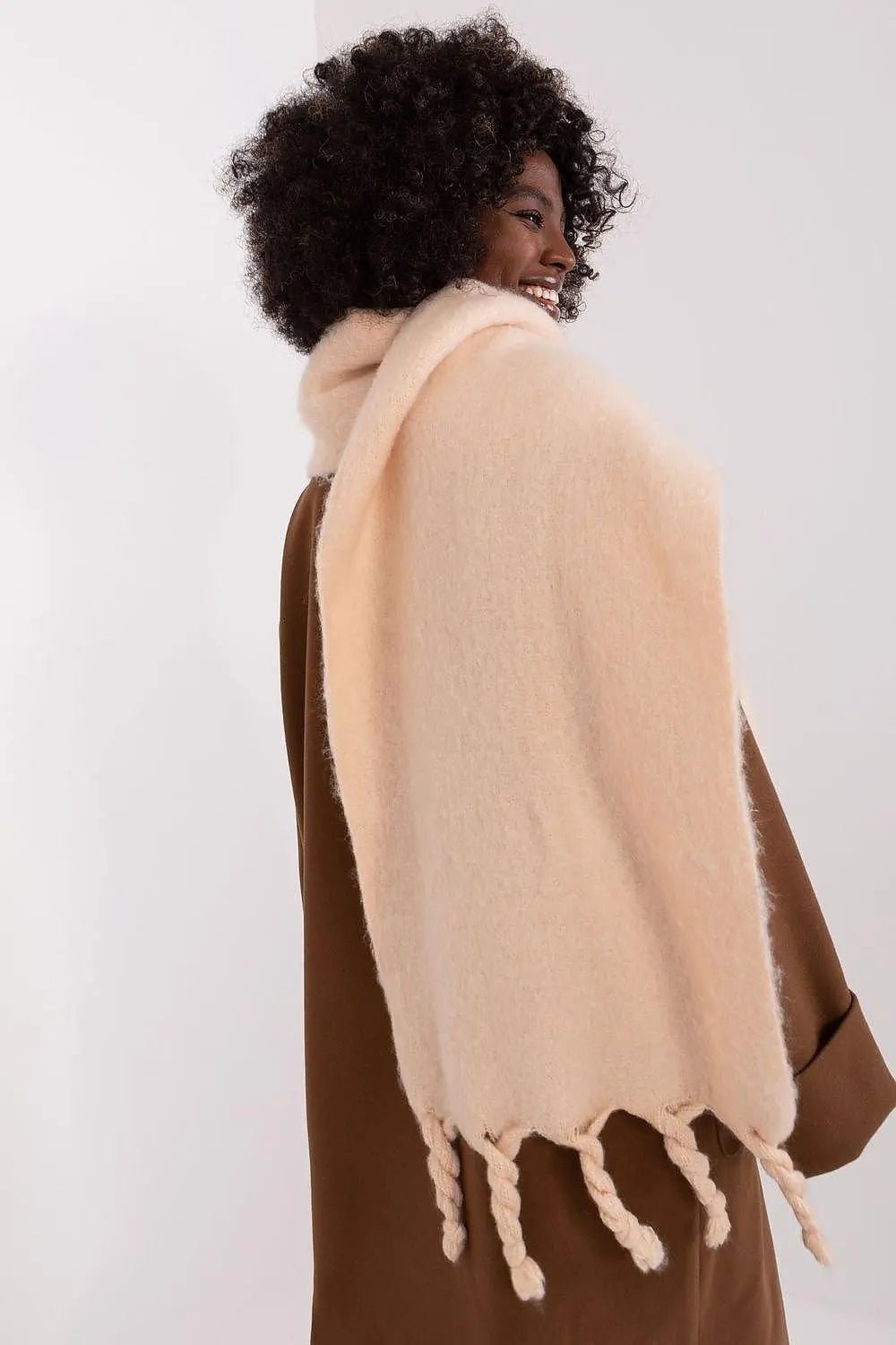 AT long, smooth-textured shawl - Honesty Sales