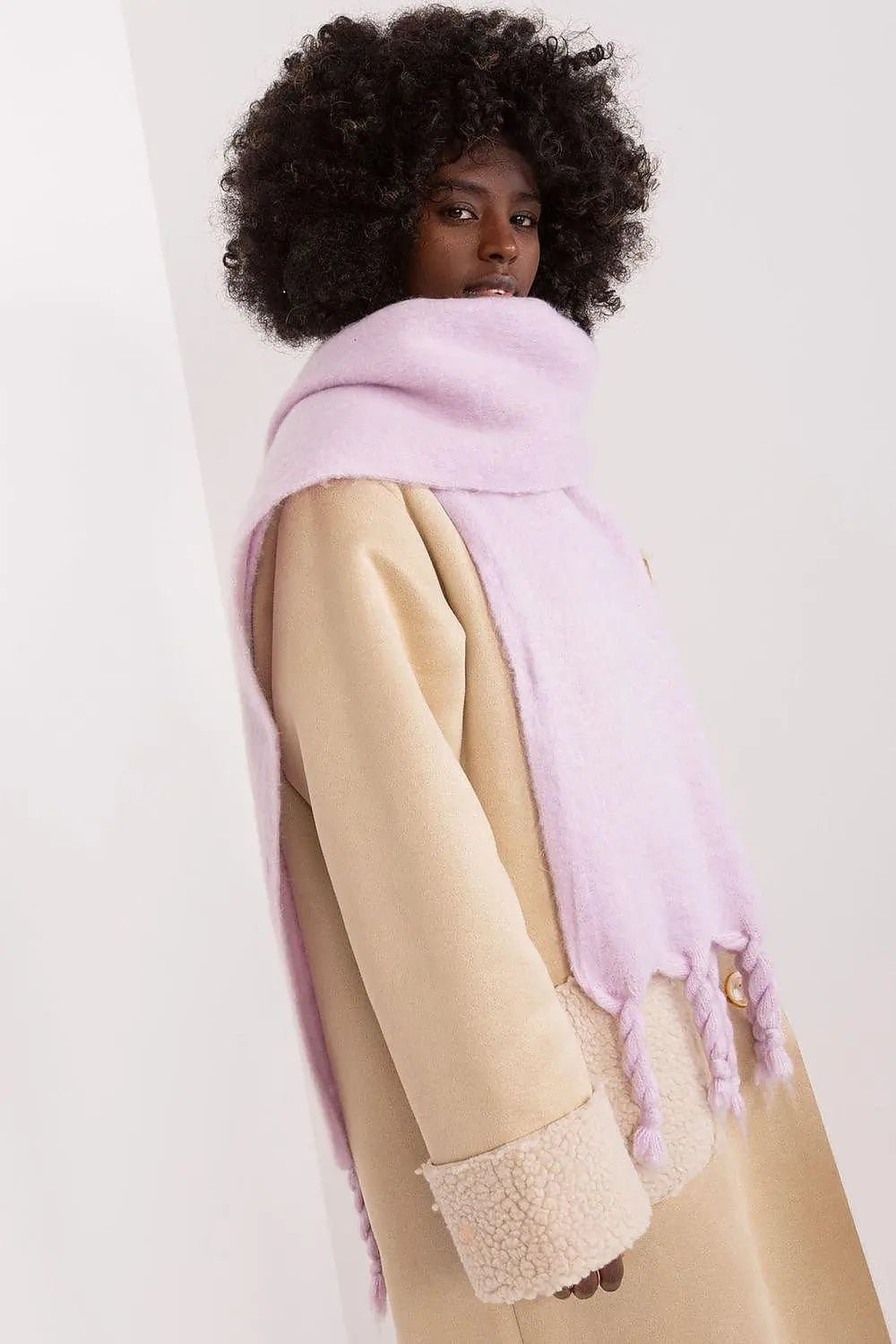 AT long, smooth-textured shawl - Honesty Sales