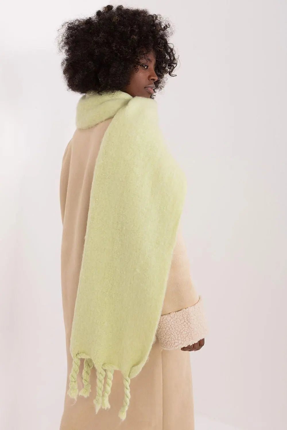 AT long, smooth-textured shawl - Honesty Sales