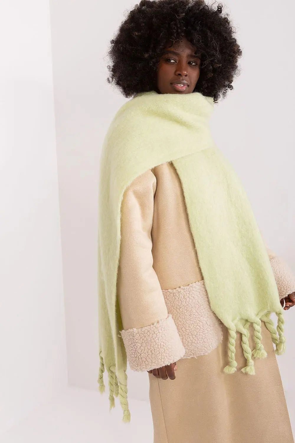 AT long, smooth-textured shawl - Honesty Sales