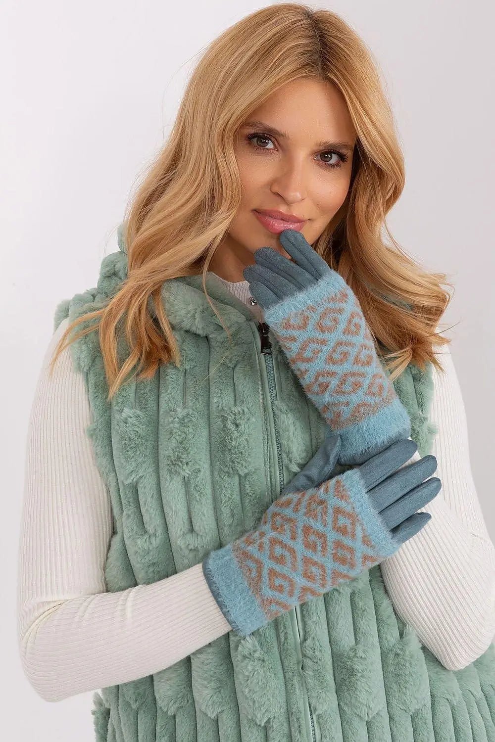 AT Women's Smooth Touchscreen Gloves with Removable Knit Lining - Honesty Sales