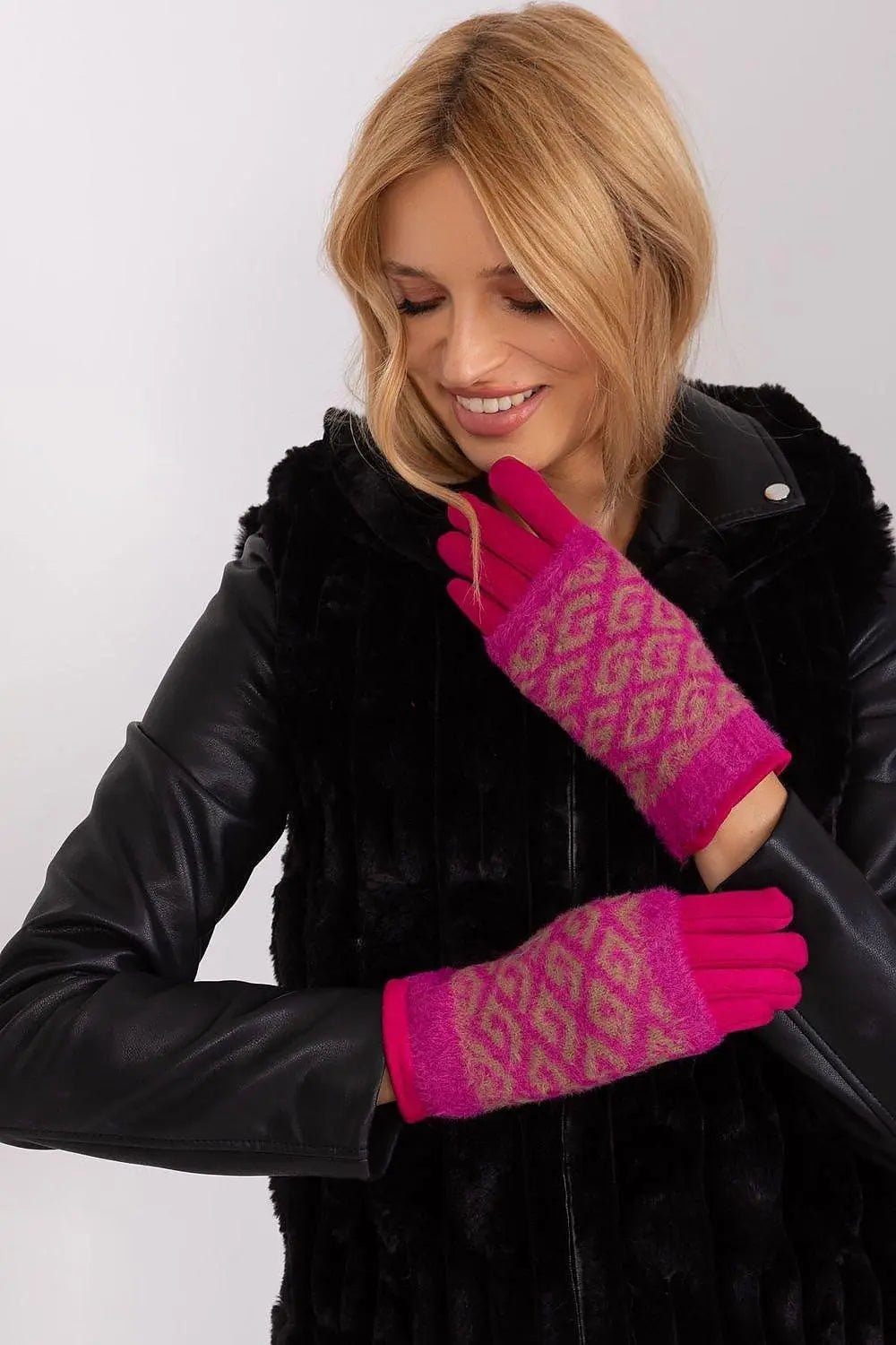 AT Women's Smooth Touchscreen Gloves with Removable Knit Lining - Honesty Sales