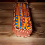 Authentic Leather Kente Fan - Honesty Sales