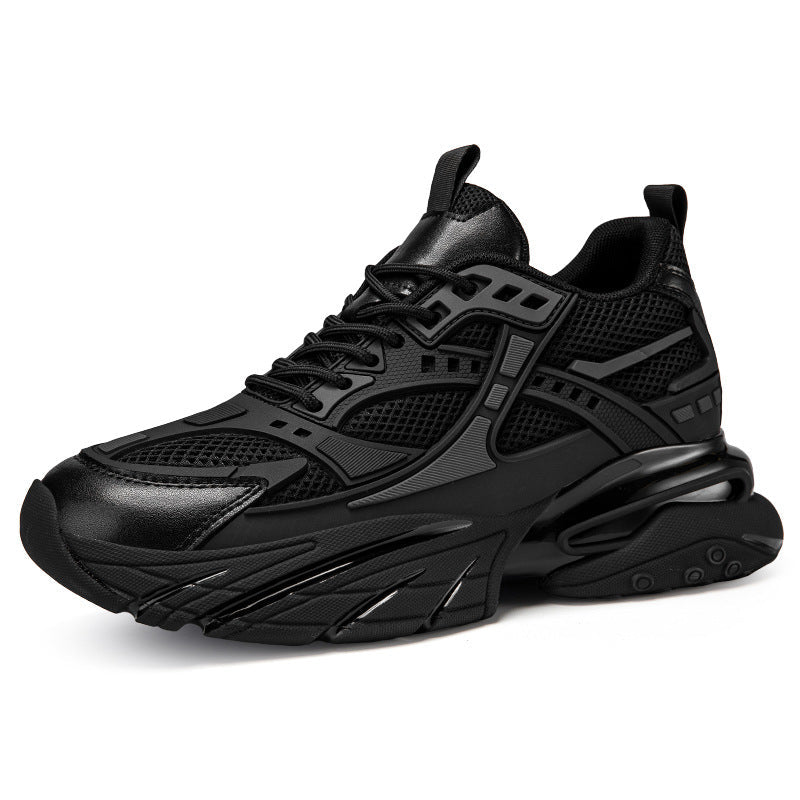 Autumn Winter Mesh Breathable Invisible Height - Boosting Casual Sneakers - Honesty Sales