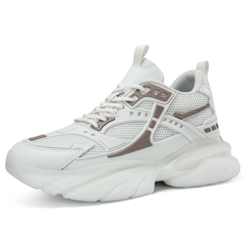 Autumn Winter Mesh Breathable Invisible Height - Boosting Casual Sneakers - Honesty Sales