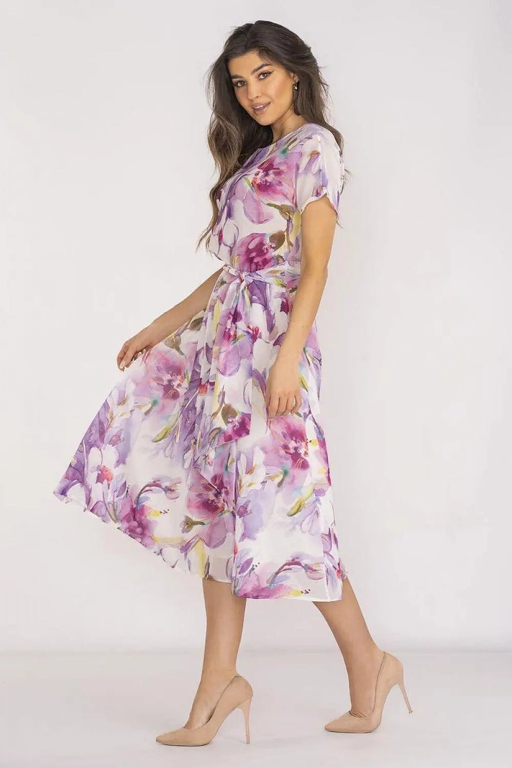 awama chiffon daydress with elastic lining - Honesty Sales