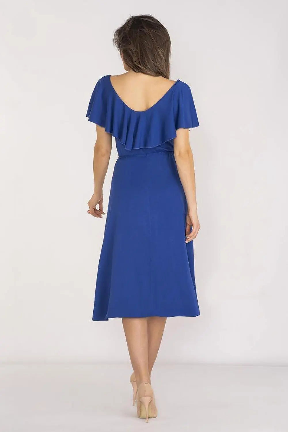 awama extremely elegant and feminine midi length daydress - Honesty Sales