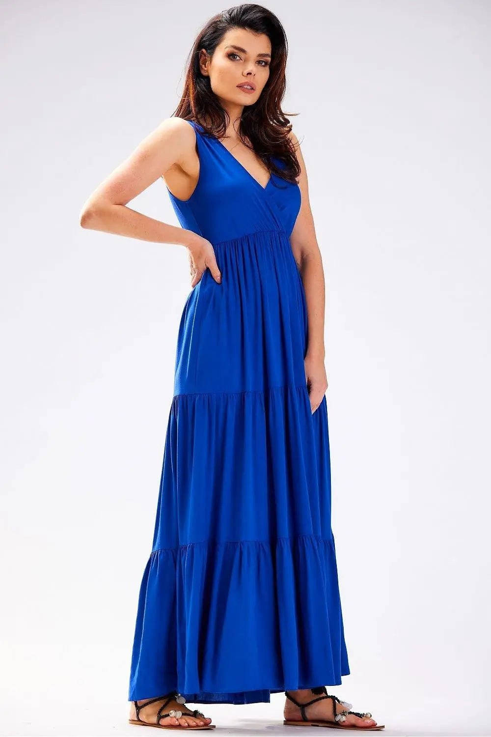 Awama fashionable modern daydress - Honesty Sales