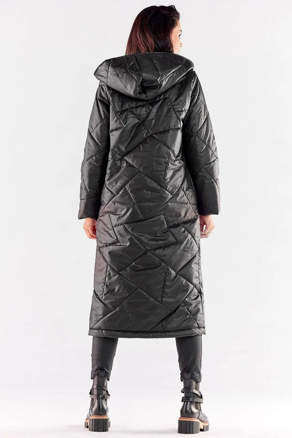 Awama long quilted coat - Honesty Sales