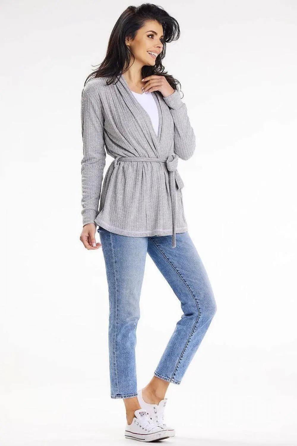 Awama shawl collar cardigan - Honesty Sales