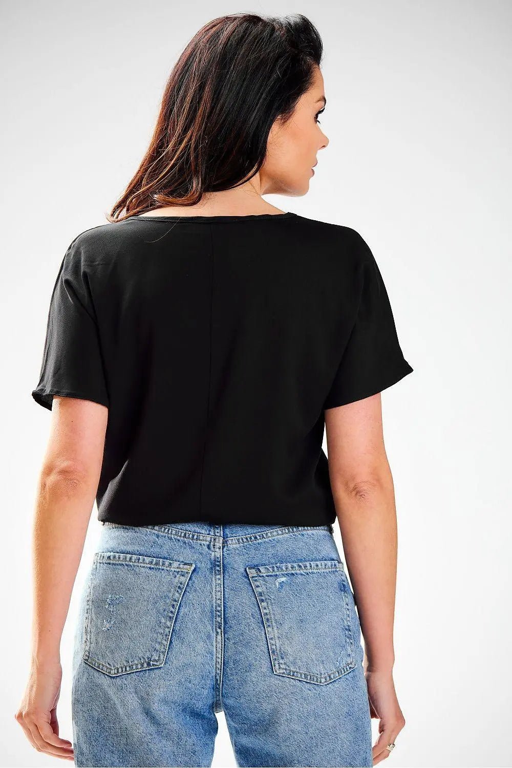 Awama simple cut soft blouse - Honesty Sales