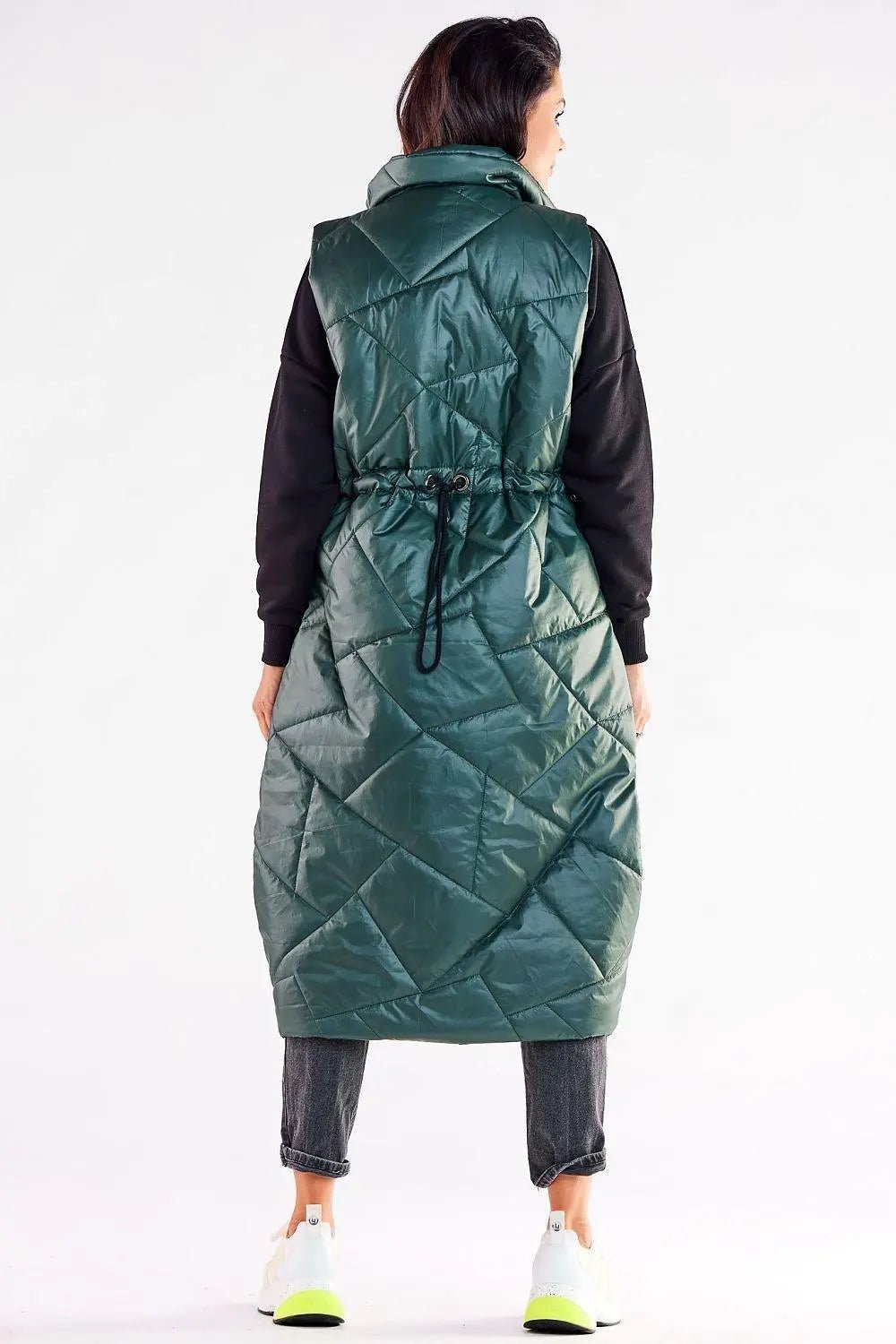 Awama streamlined, oversized cut gilet - Honesty Sales