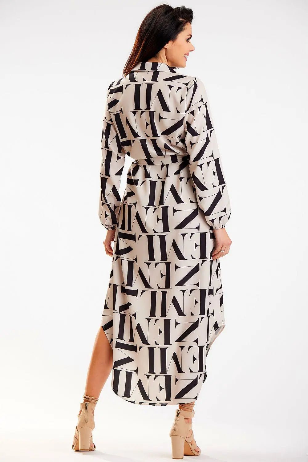 Awama two pockets shirt maxi dress - Honesty Sales