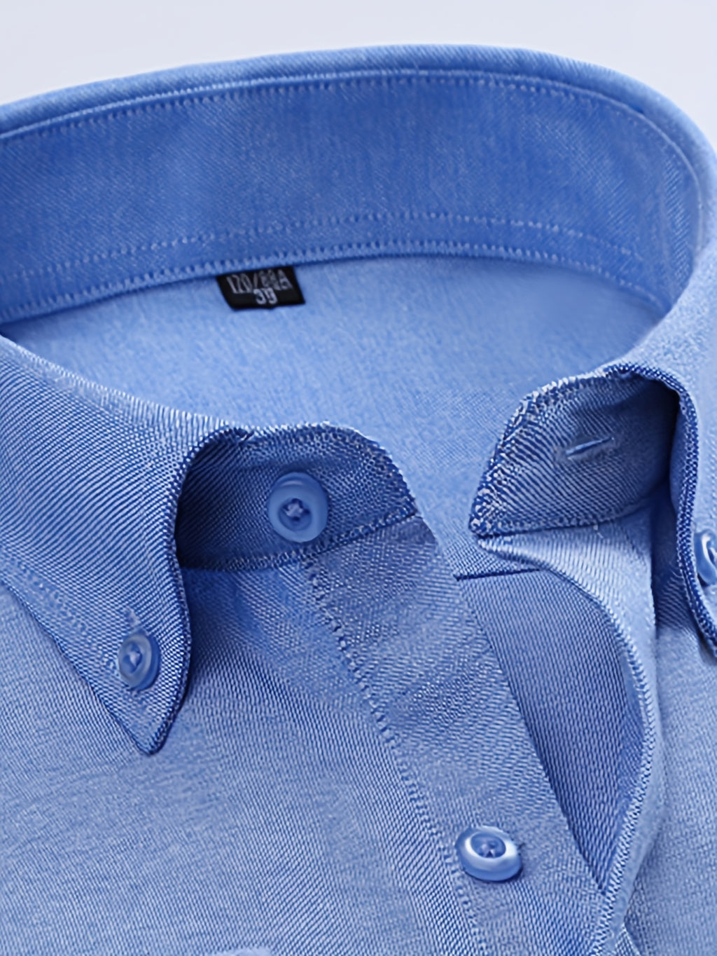 Men’s Oxford Cloth Shirt Two-Piece Set – Durable Business Casual Button-Up Outfit