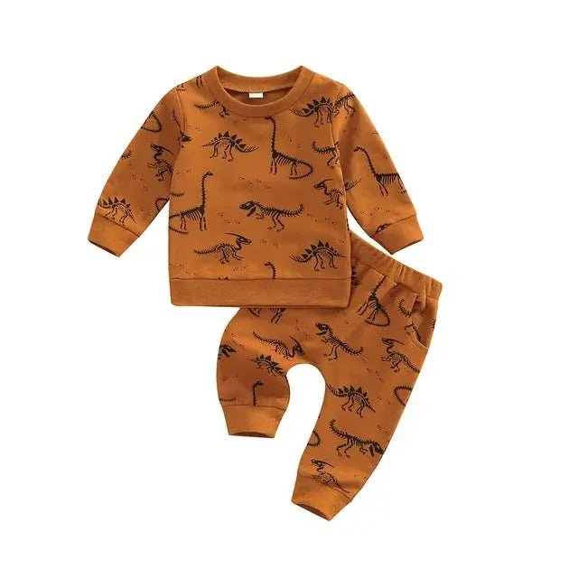 Baby Clothes Newborn Girl Boy 2Pcs Cotton Rainbow Fall Outfits Girls Clothing Suit - Honesty Sales