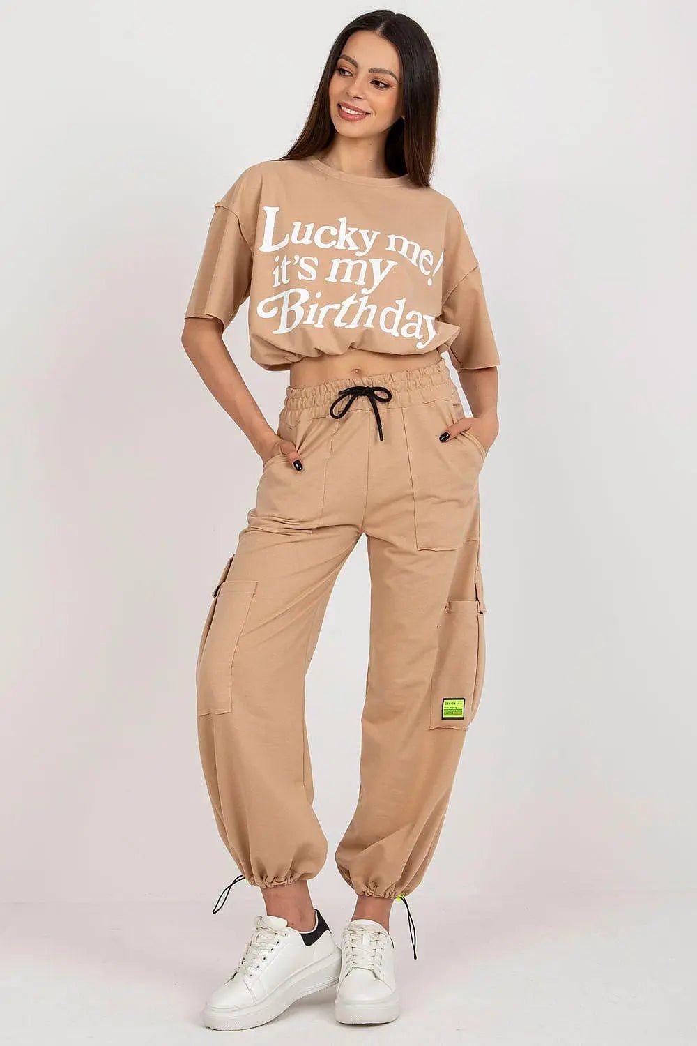 Badu Blouse and Pants Tracksuit Set - Honesty Sales