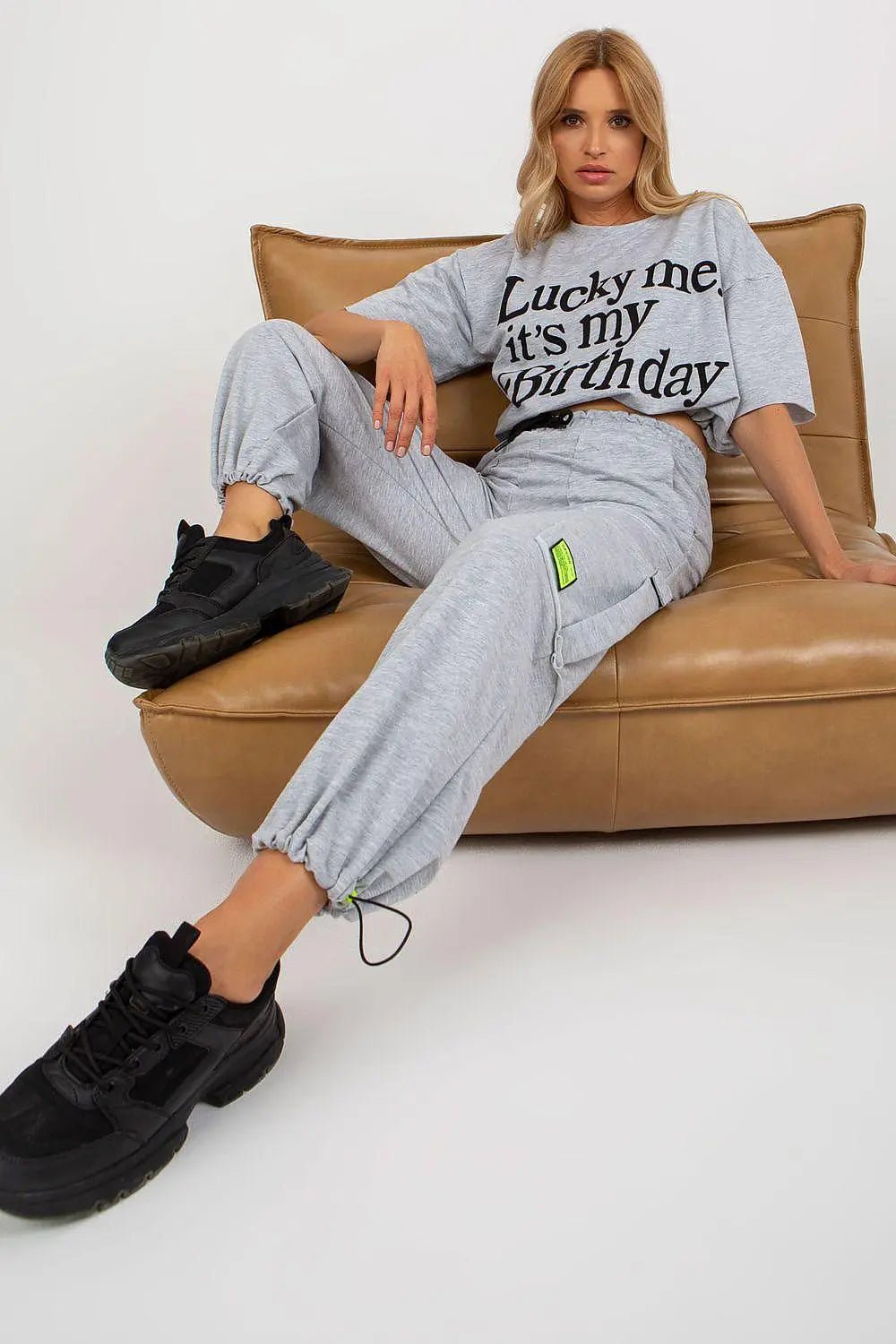 Badu Blouse and Pants Tracksuit Set - Honesty Sales