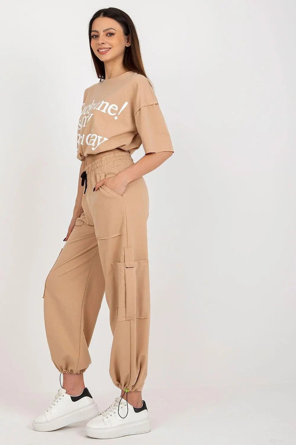 Badu Blouse and Pants Tracksuit Set - Honesty Sales