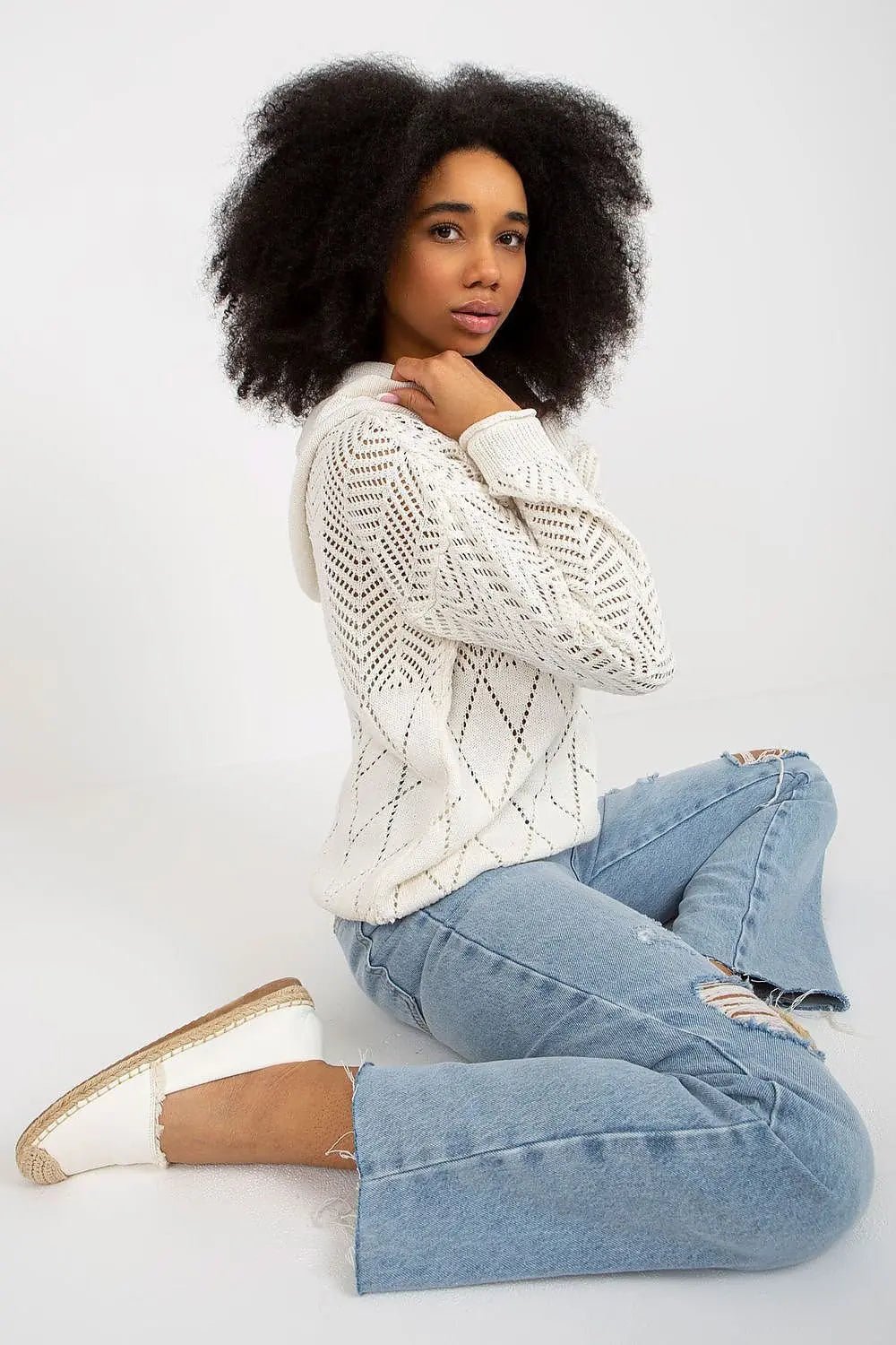 Badu summer openwork sweater - Honesty Sales